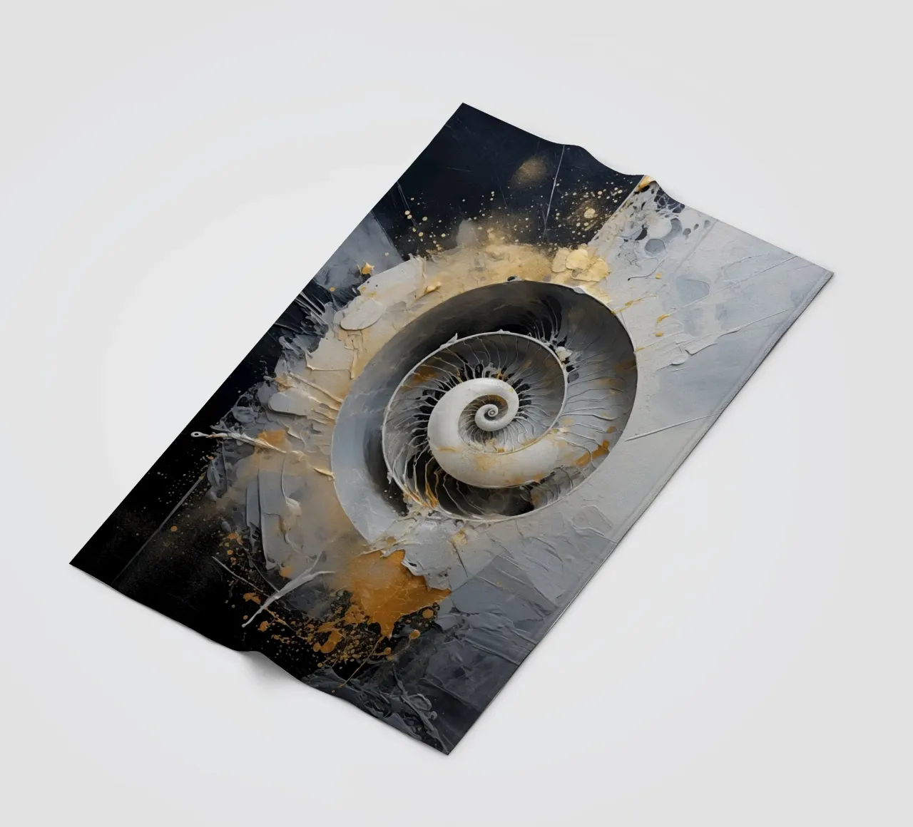 Abstract shell fleece blanket by Imagine