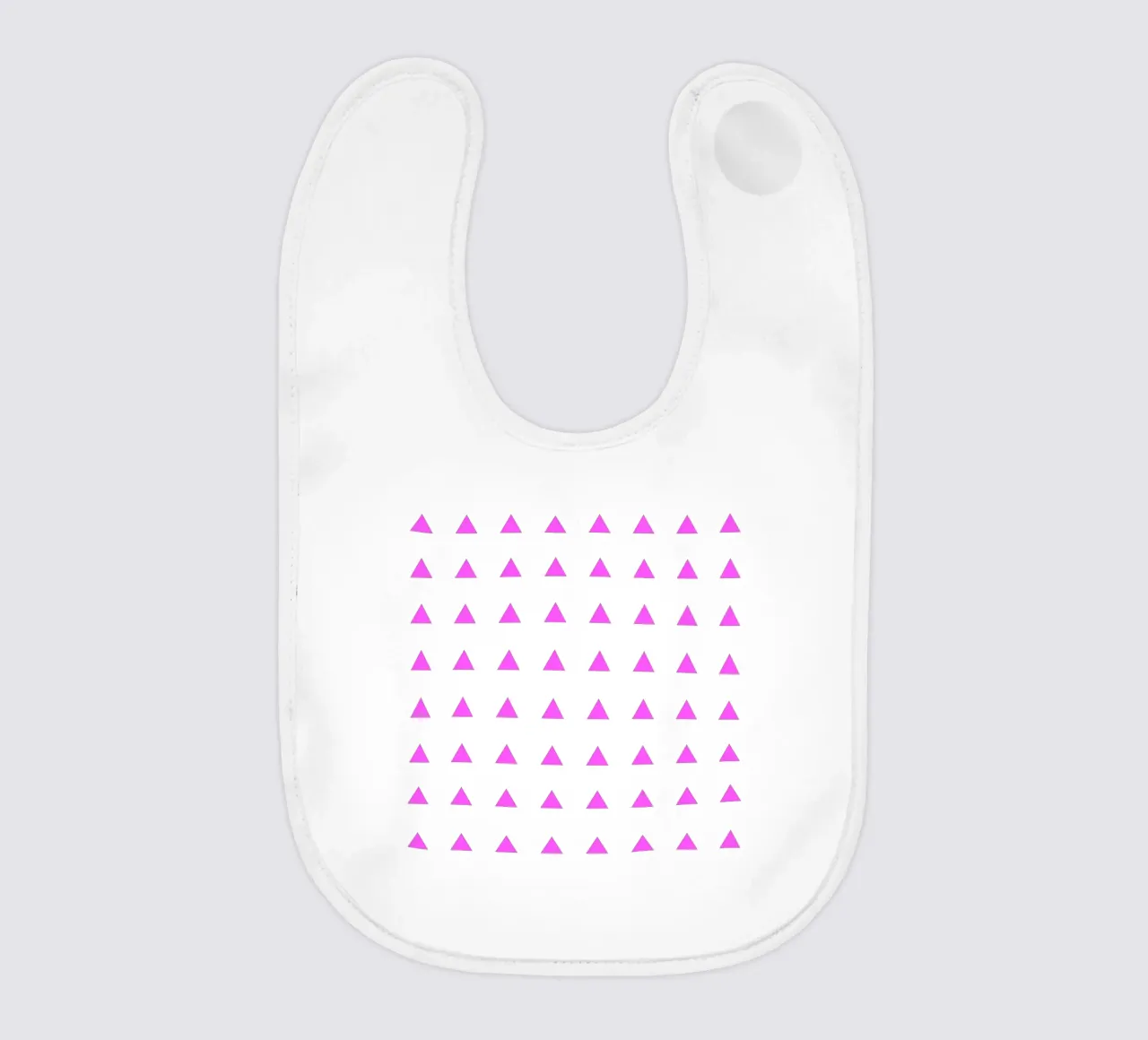 Neon Triangles Pink bavaglino da SilverPegasus