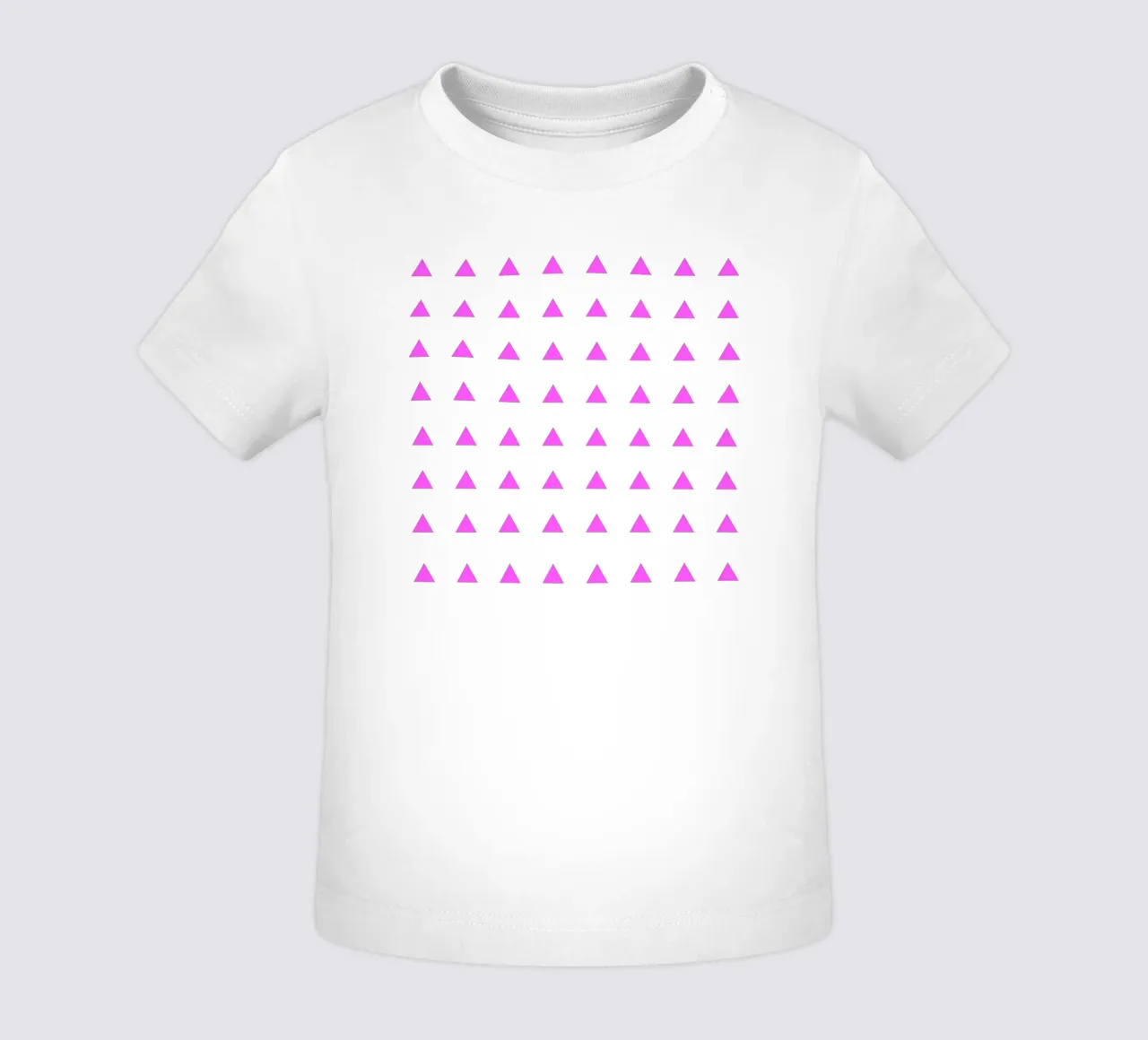 Neon Triangles Pink maglietta neonato da SilverPegasus