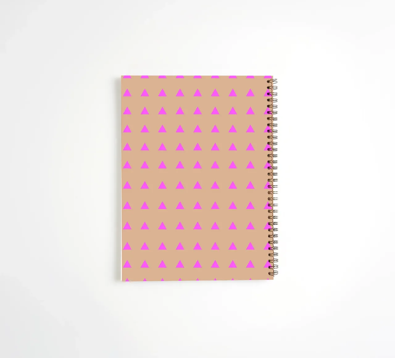 Neon-Dreiecke Rosa Ringbuch von SilverPegasus