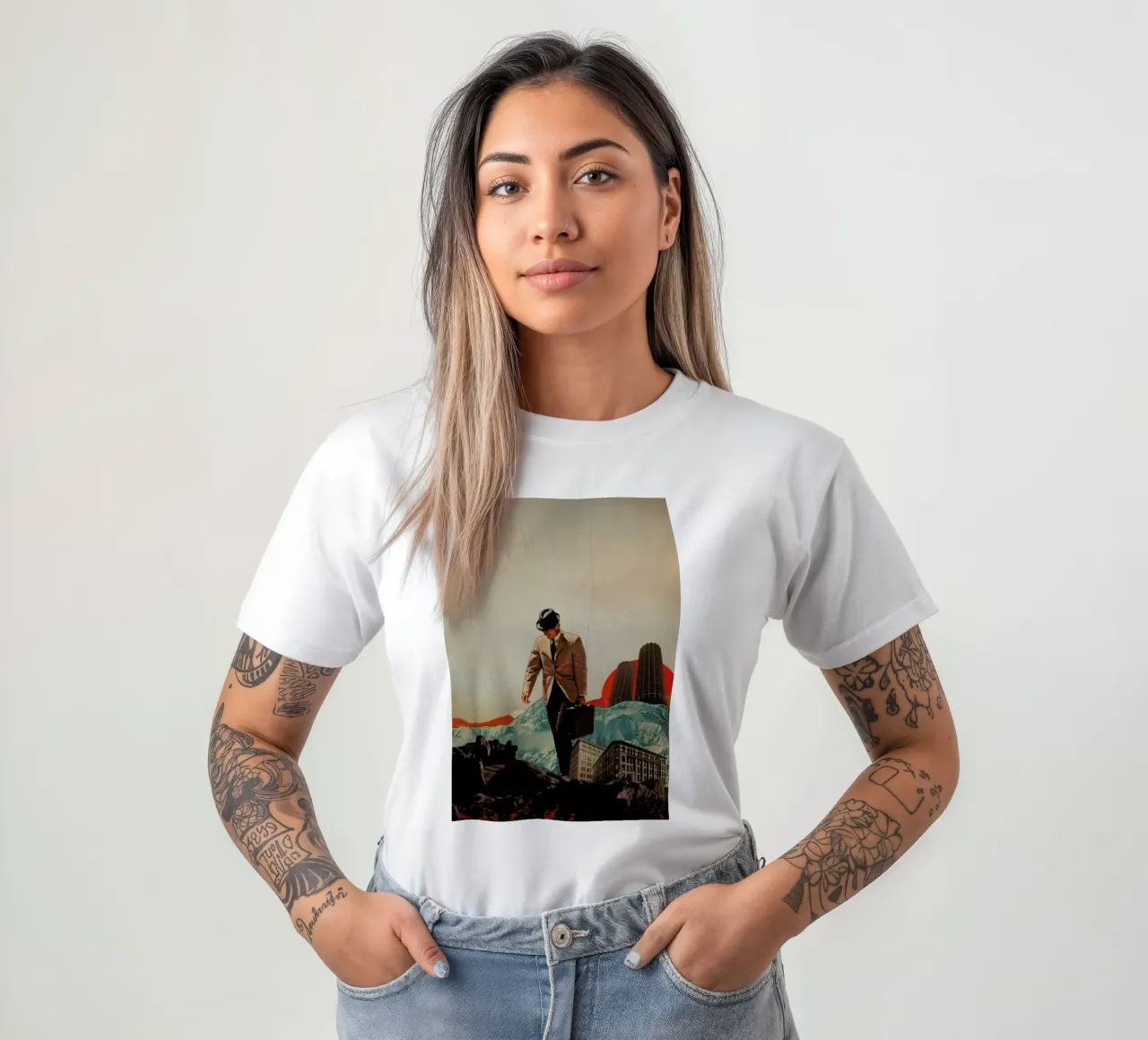 Leaving Their Cities Behind t-shirt da Frank Moth
