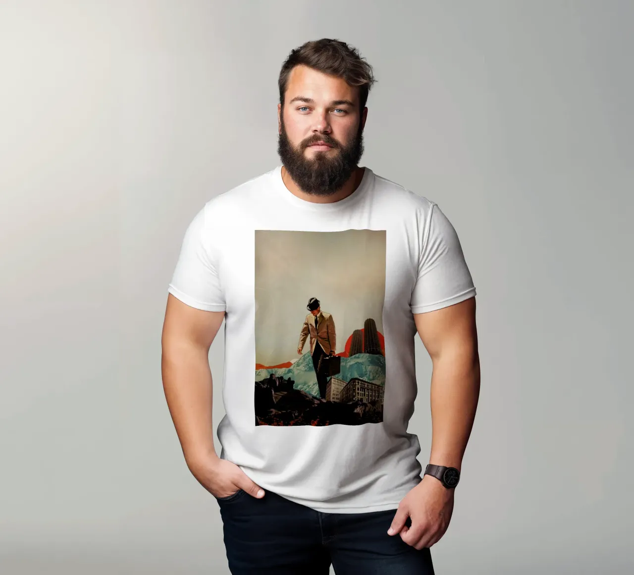Leaving Their Cities Behind t-shirt da Frank Moth