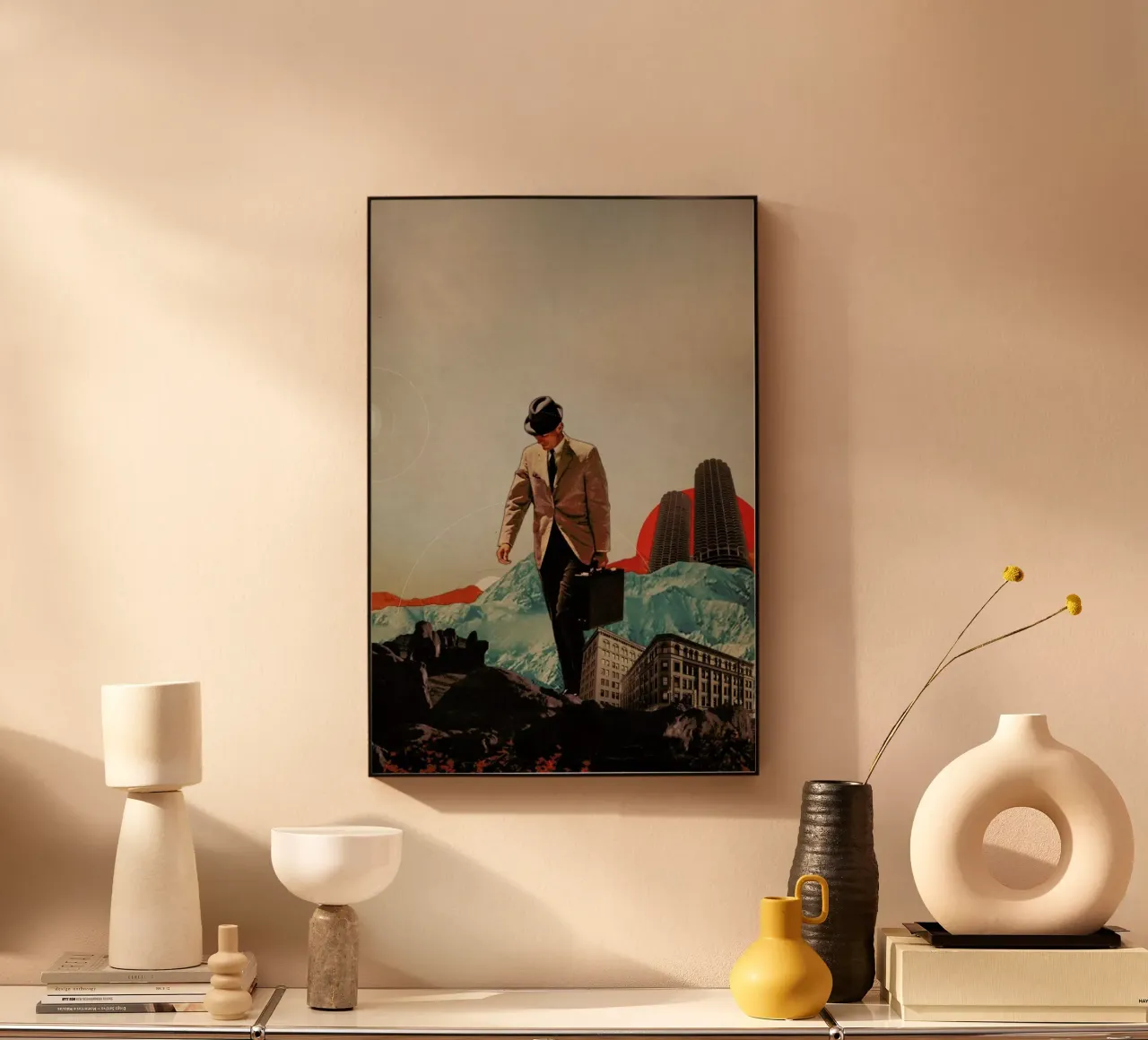 Leaving Their Cities Behind plexiglass da Frank Moth