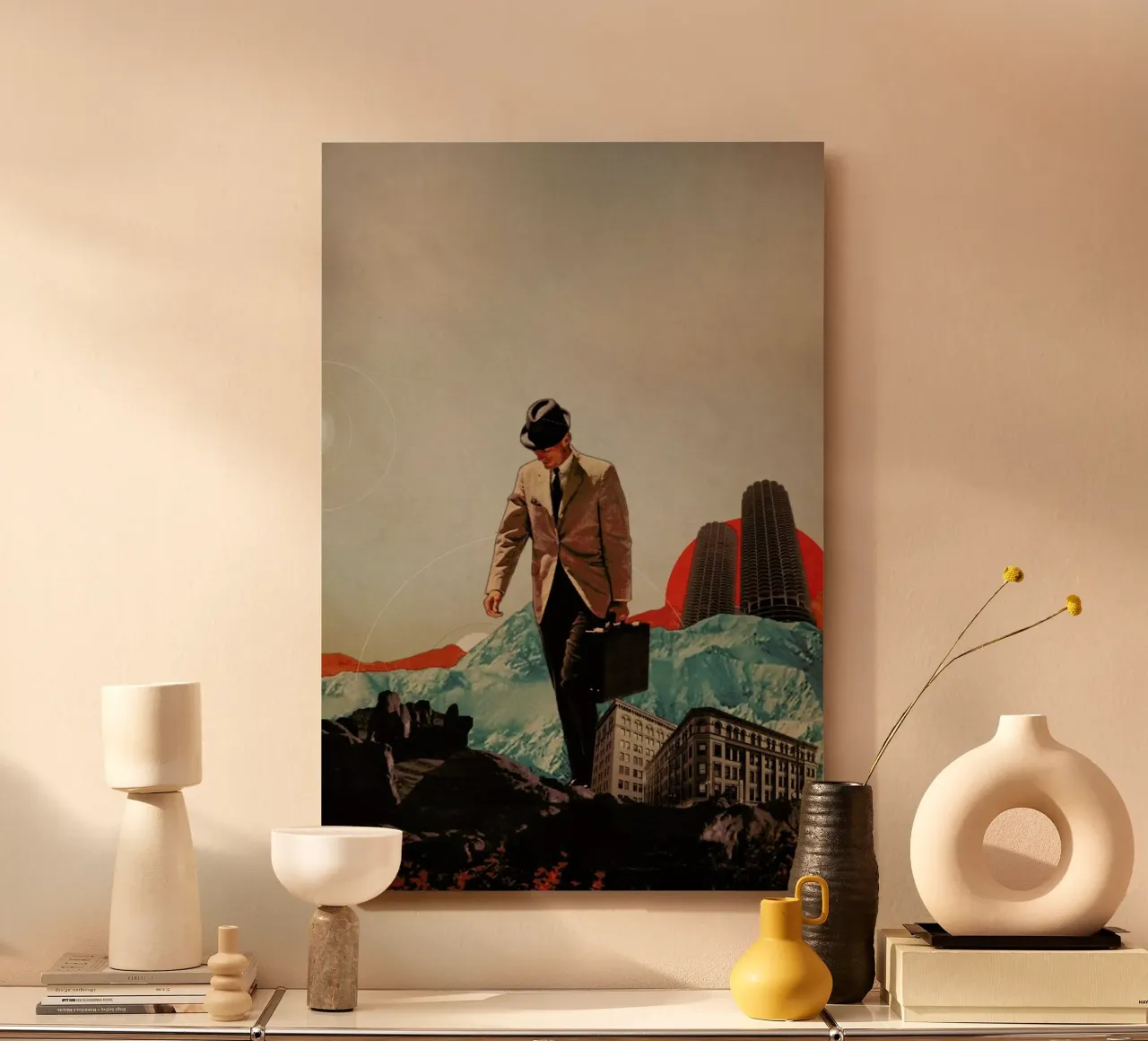 Leaving Their Cities Behind alluminio dibond da Frank Moth