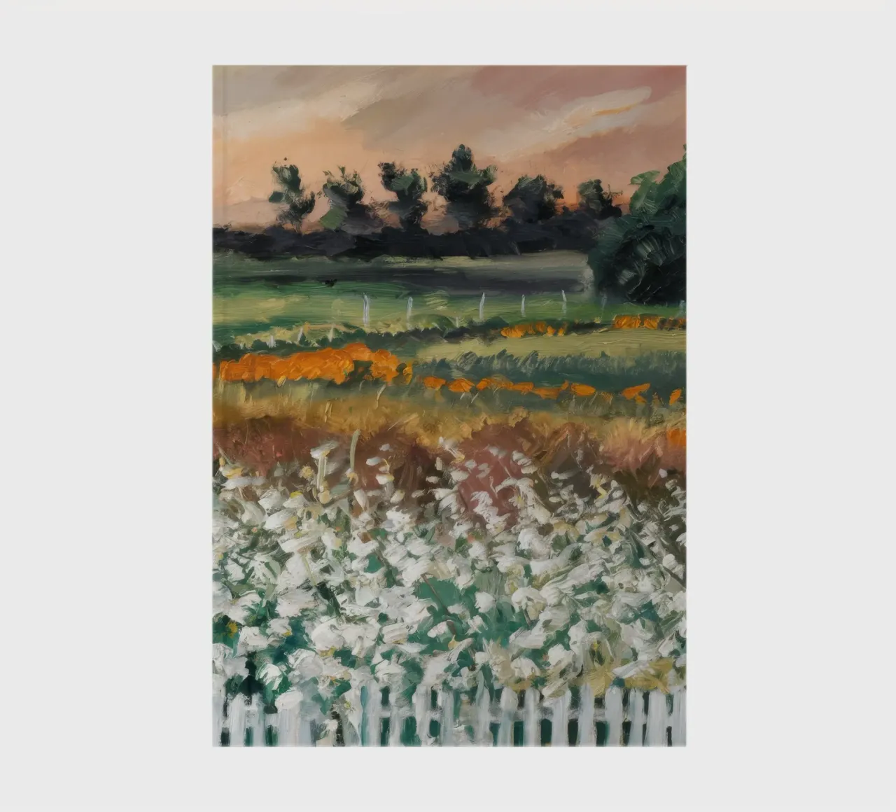 Pastoral Patch Memory notebook by Obisidian Brush