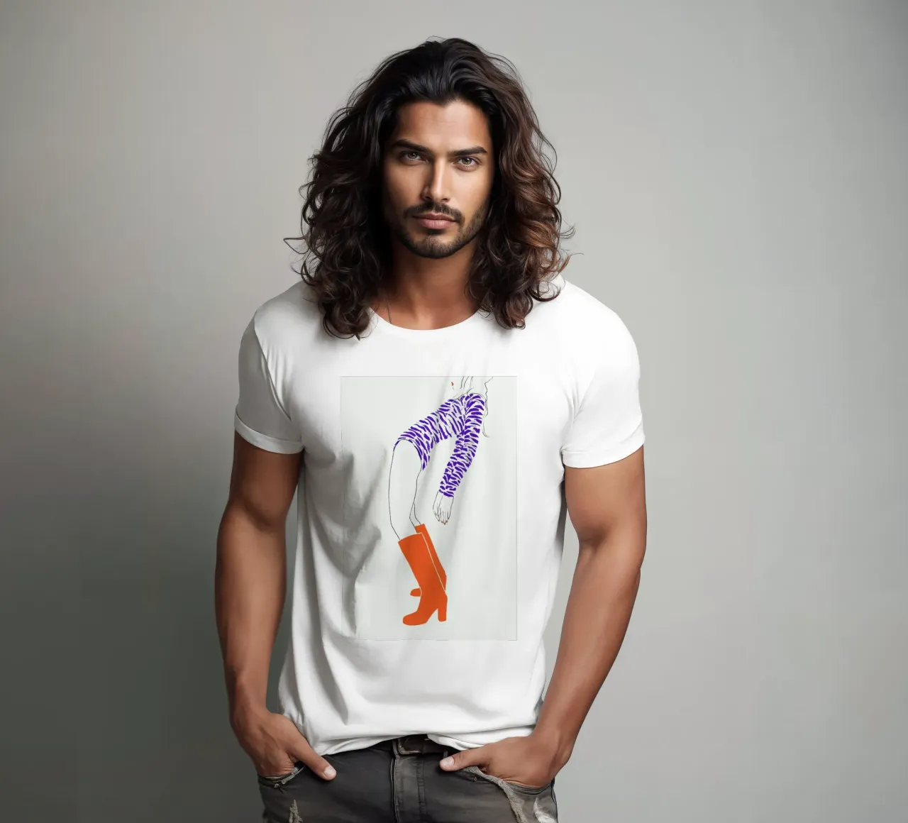 Those Boots t-shirt da Graphite