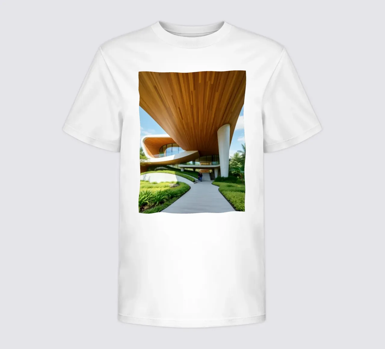 Design architettonico moderno con curve ampie t-shirt bambini da DesignDoodle