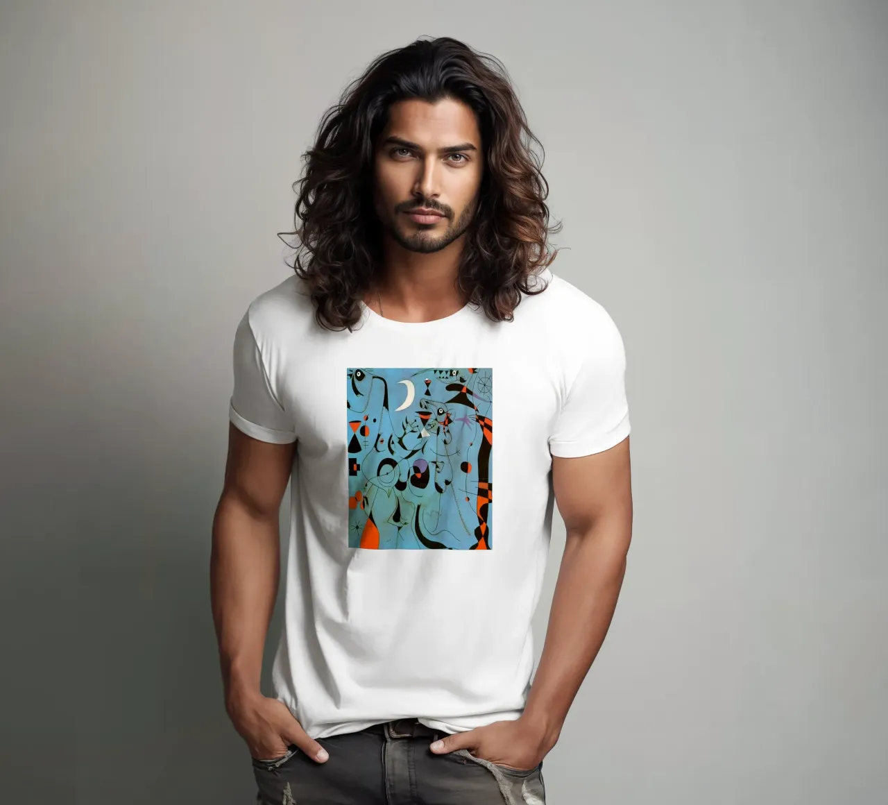 Figura di notte guidata t-shirt da Maegan