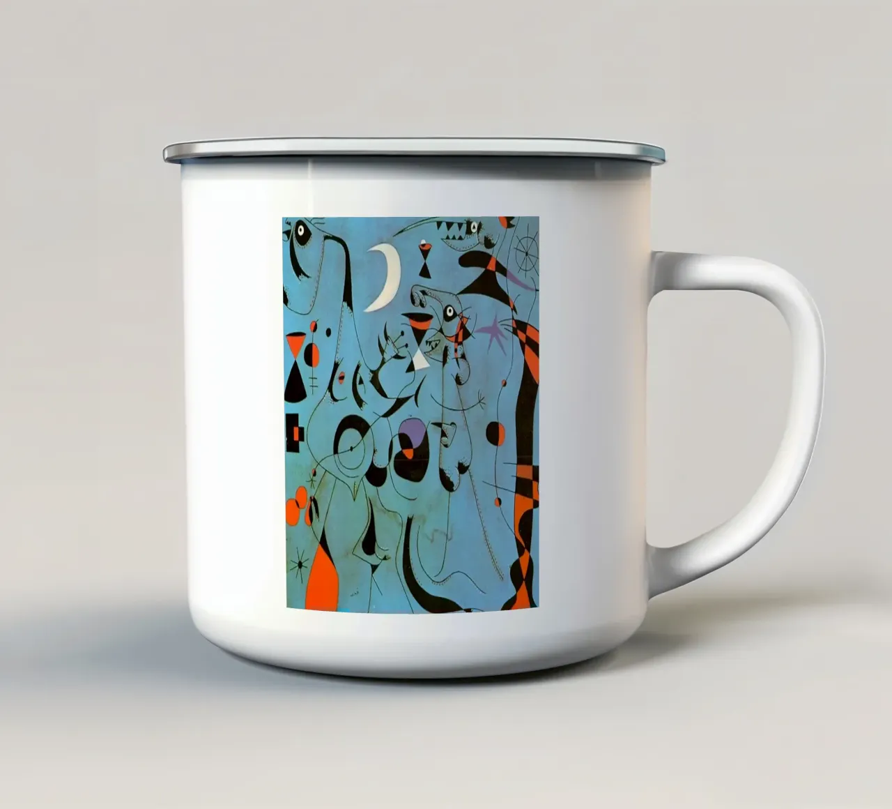 Figura di notte guidata tazza in smalto da Maegan