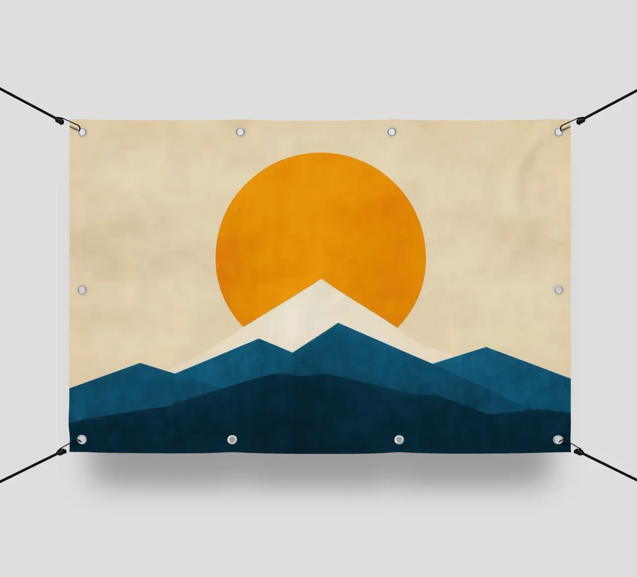 Fuji - Il sole splende sul Giappone telo in pvc da Affiches Soleil & Déco Lumineuse – Sunny