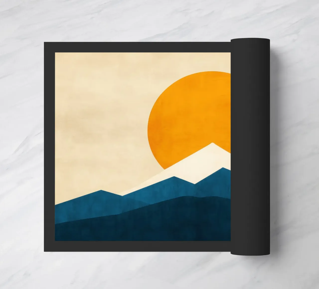 Fuji - Il sole splende sul Giappone zerbino da Affiches Soleil & Déco Lumineuse – Sunny