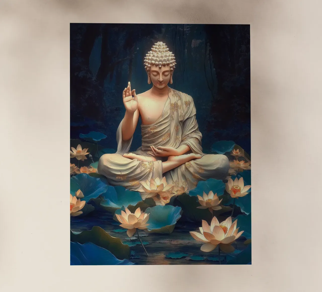 Buddha pellicola backlit da Fleur de Lys