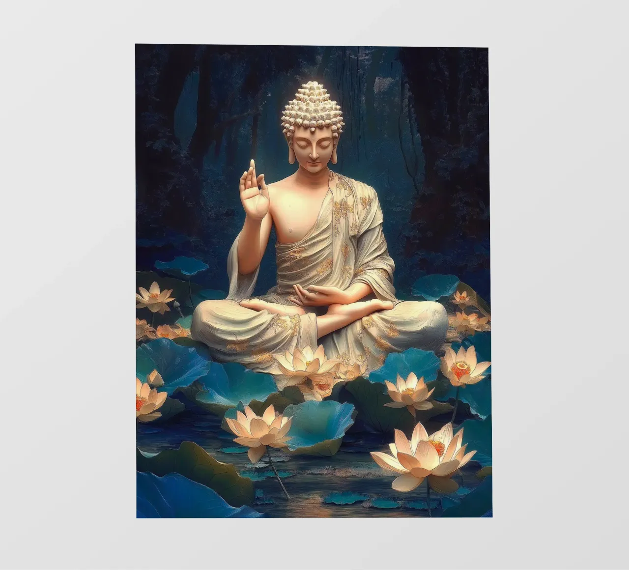 Buddha pellicola backlit da Fleur de Lys