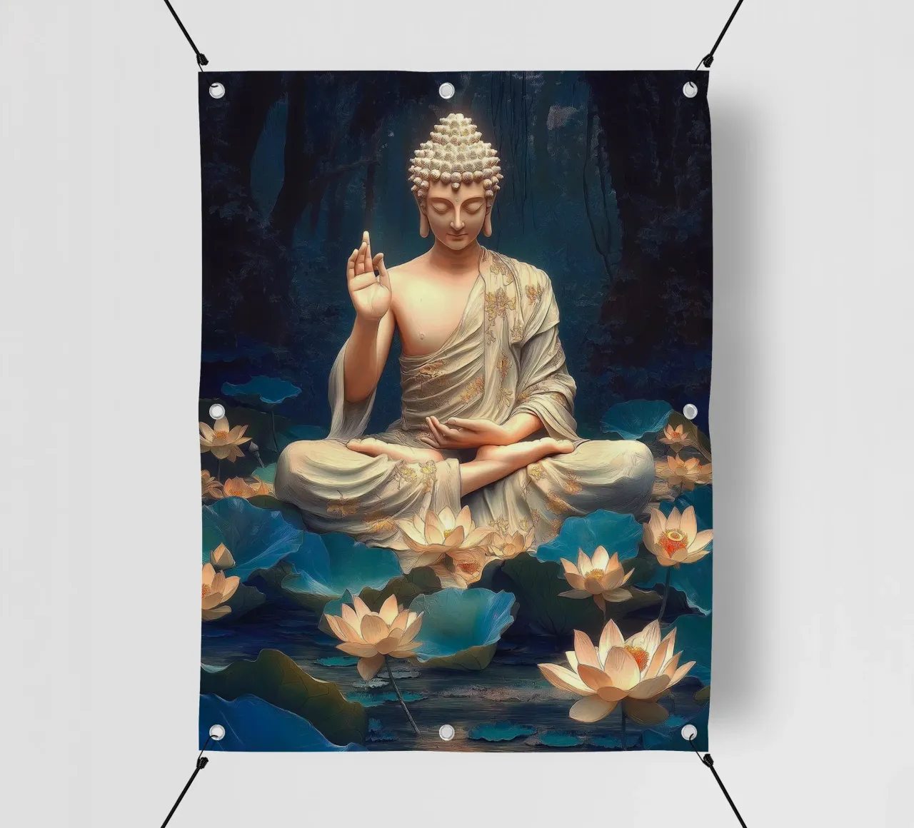 Buddha telo in pvc da Fleur de Lys