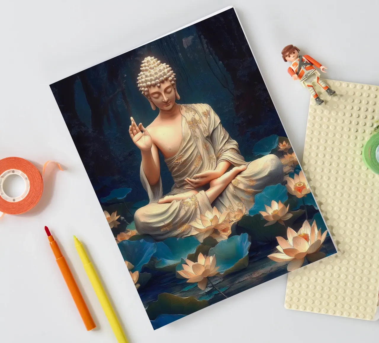 Buddha notebook by Fleur de Lys
