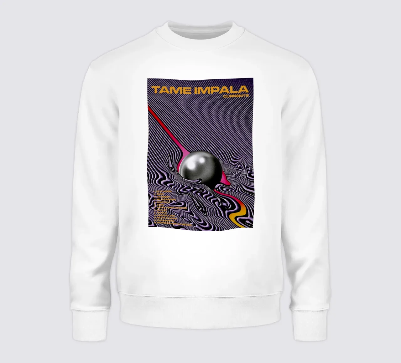 Tame Impala – Currents felpa da Attaboy Dsgn
