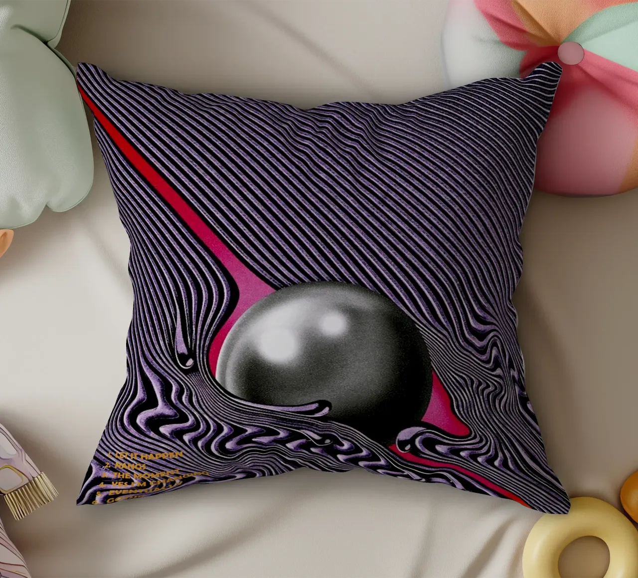 Tame Impala – Currents cuscino da Attaboy Dsgn