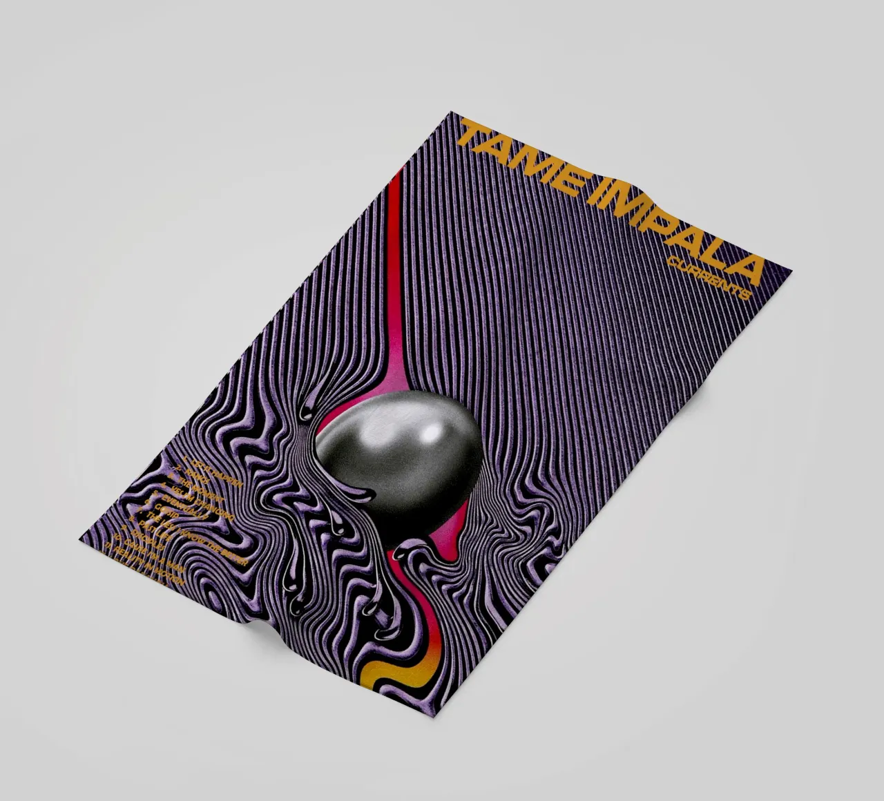 Tame Impala – Currents telo mare da Attaboy Dsgn