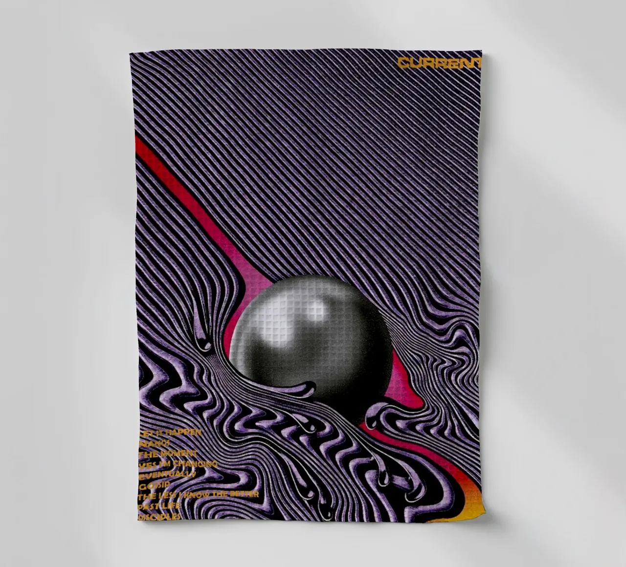Tame Impala – Currents canovaccio da cucina da Attaboy Dsgn