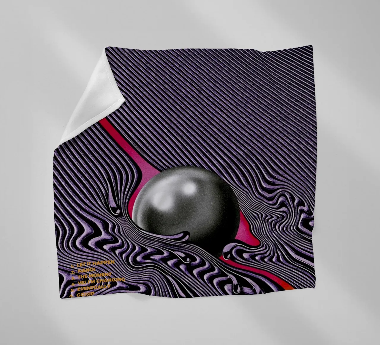 Tame Impala – Currents coperta in pile da Attaboy Dsgn