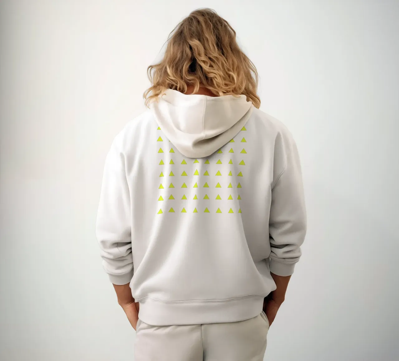 Triangoli neon giallo felpa con cappuccio da SilverPegasus