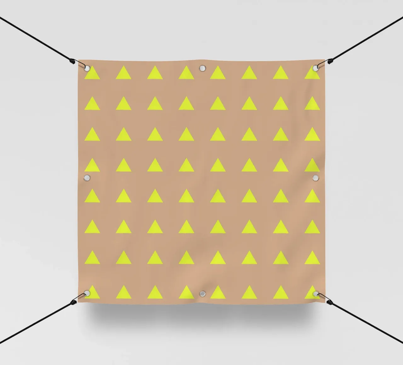 Triangoli neon giallo telo in pvc da SilverPegasus