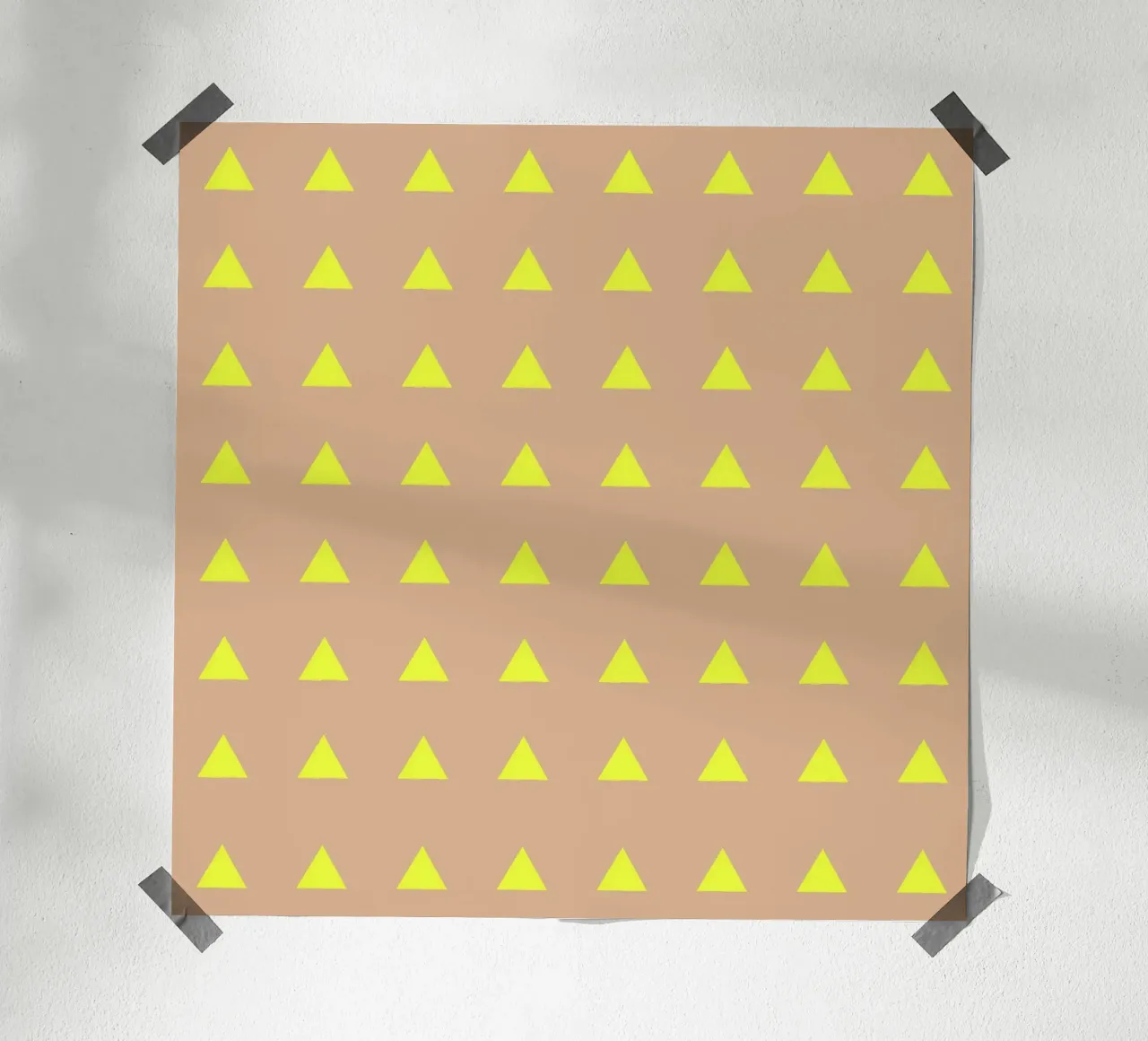 Triangles néon jaune hahnemühle de SilverPegasus
