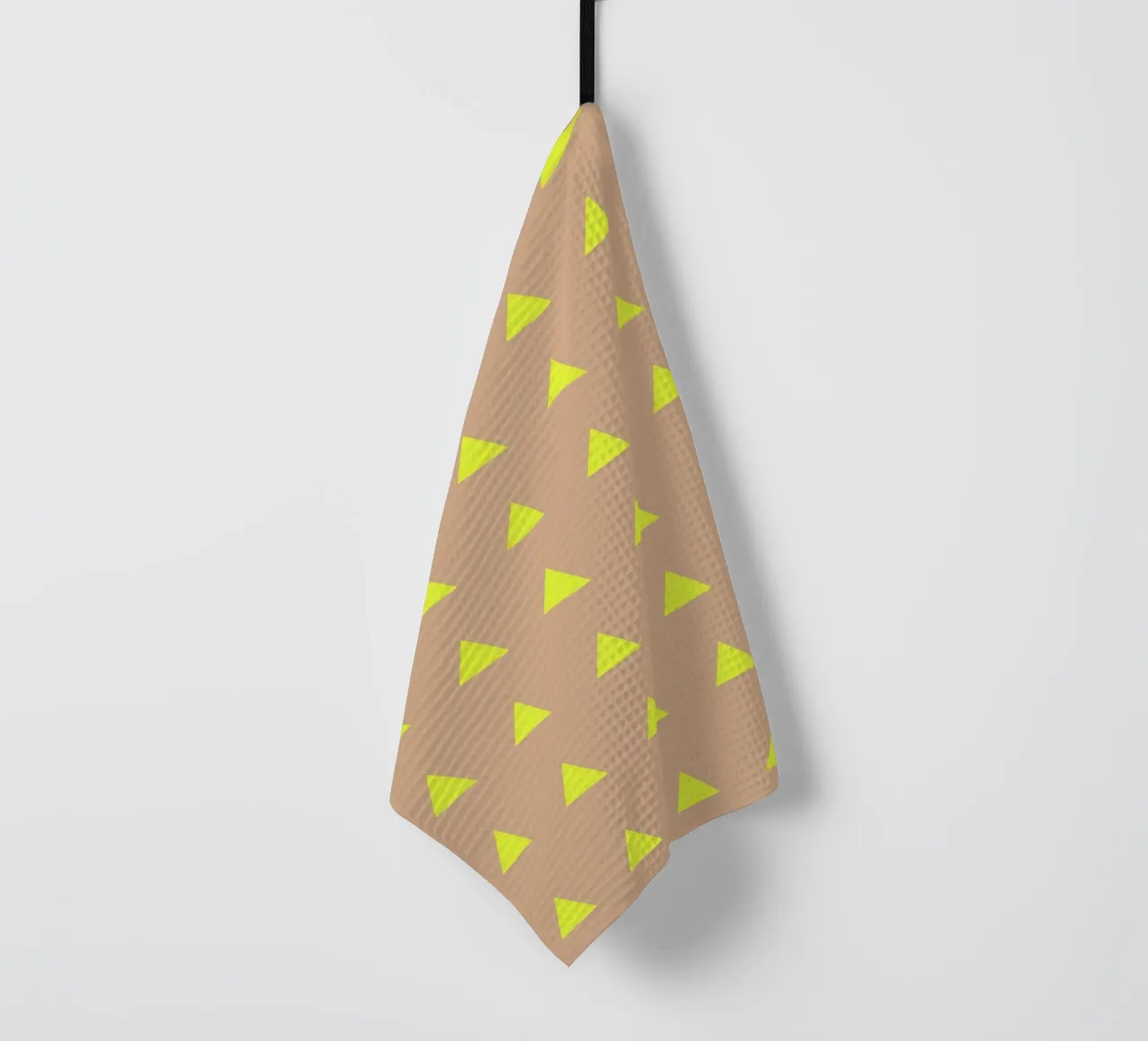 Triangles néon jaune torchon de SilverPegasus