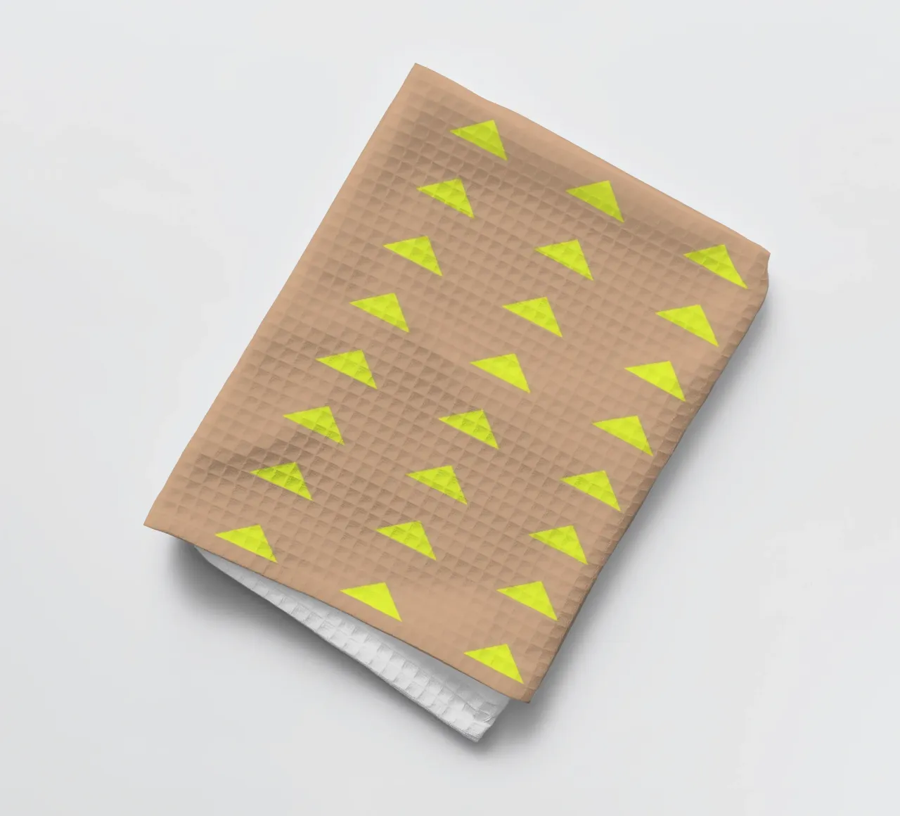 Triangles néon jaune torchon de SilverPegasus