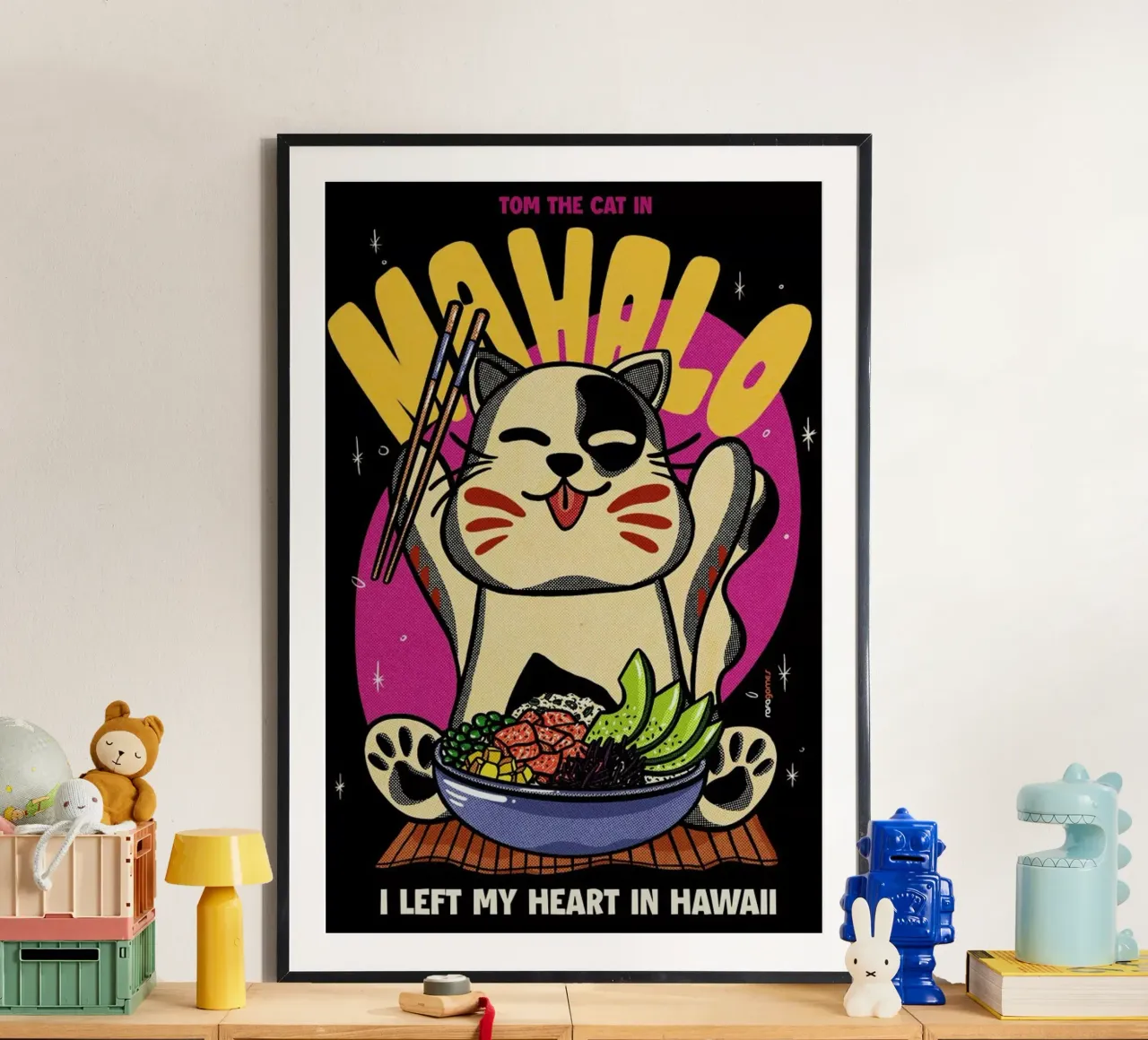 Mahalo poster da Rafa Gomes