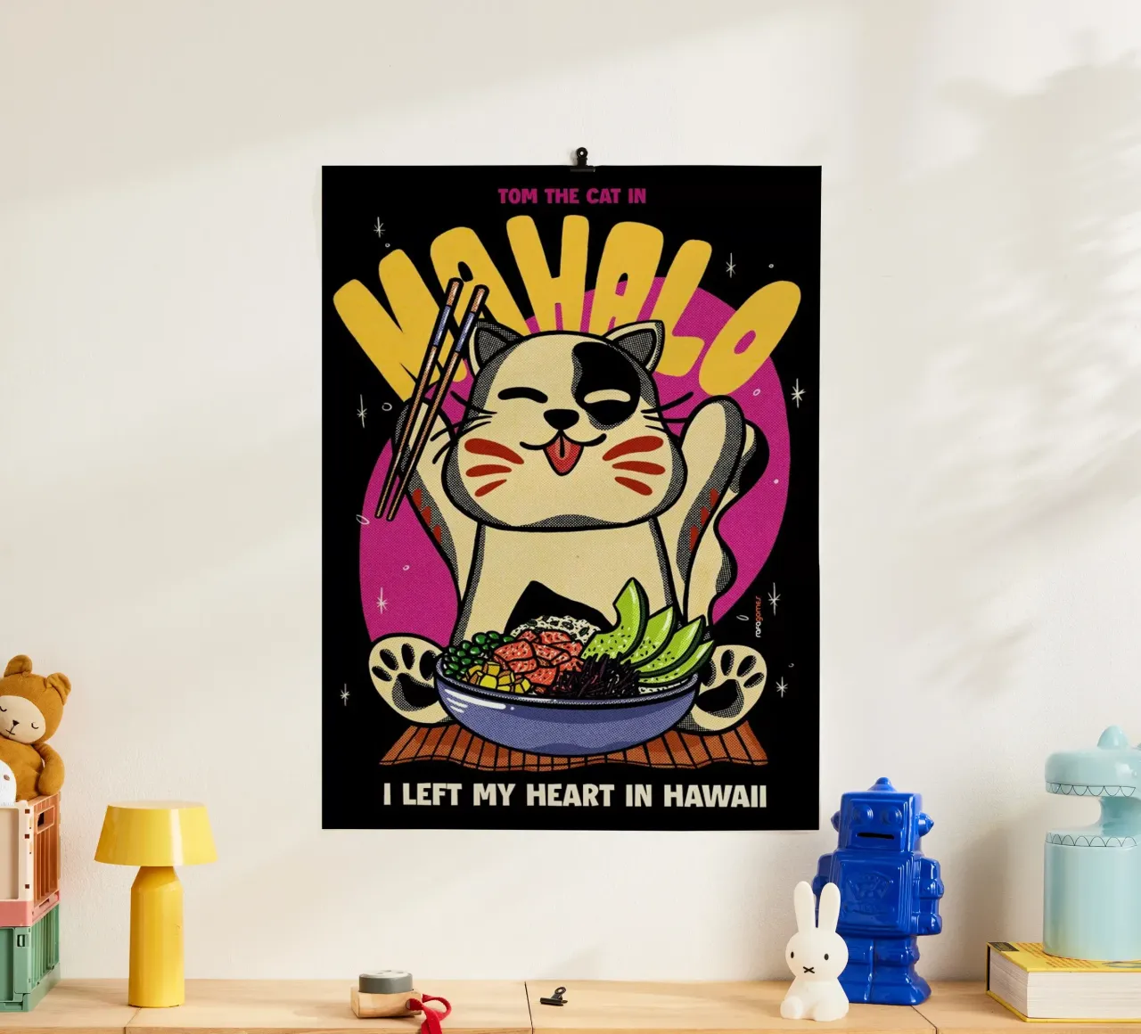 Mahalo poster da Rafa Gomes