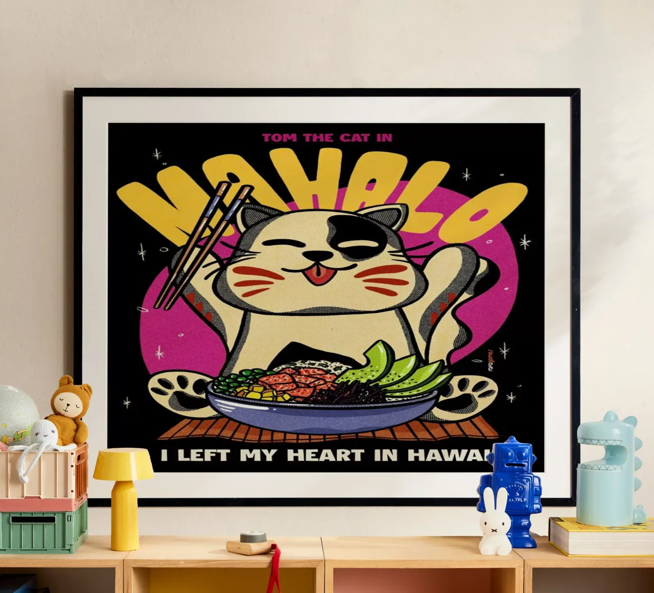 Mahalo poster da Rafa Gomes