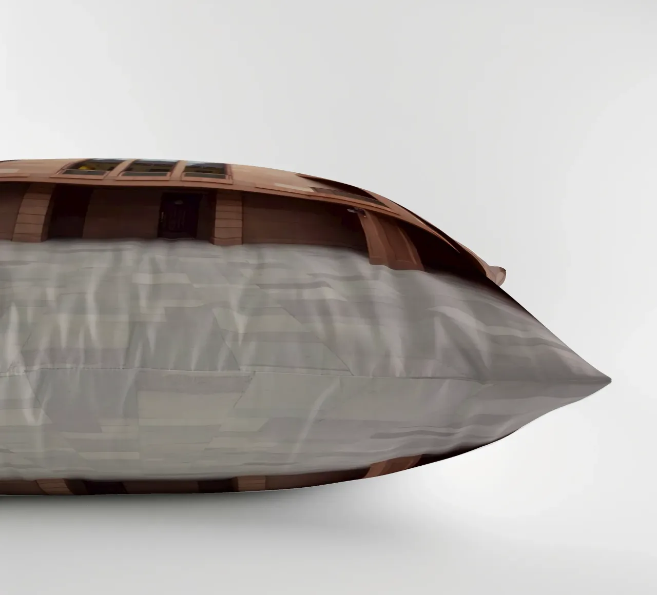 L'architettura moderna mette in mostra un cortile tranquillo cuscino da DesignDoodle
