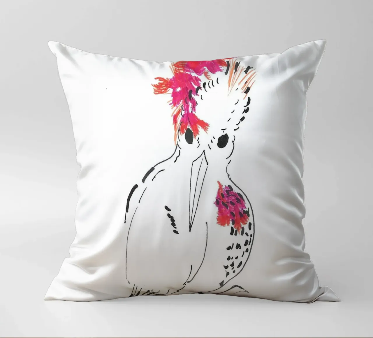Il Re Uccello cuscino da APC ARTWORK
