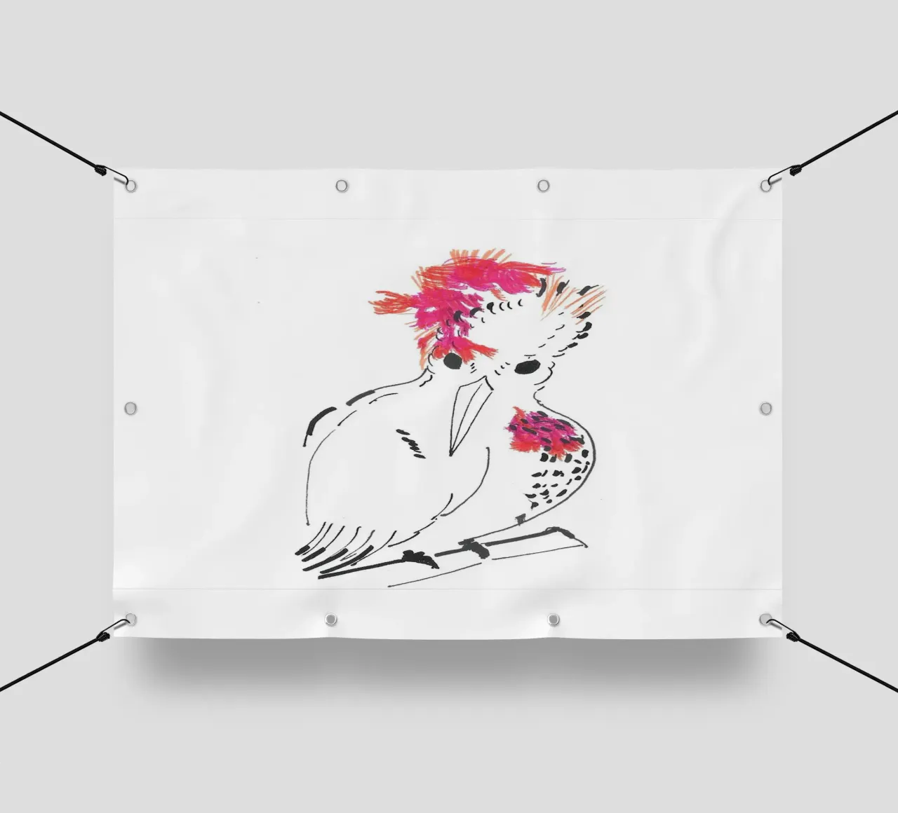 Il Re Uccello telo in pvc da APC ARTWORK