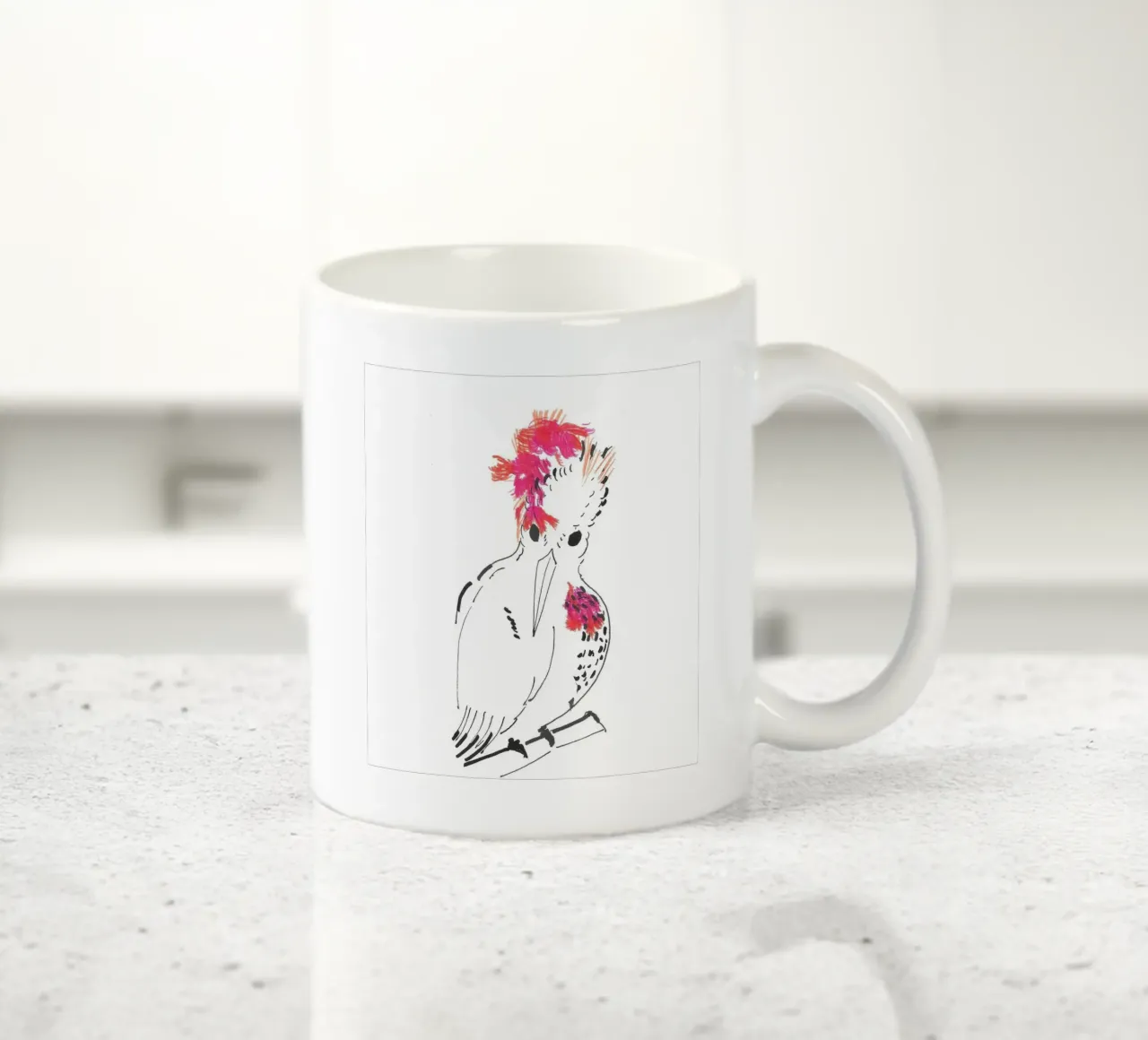 Il Re Uccello tazza in ceramica da APC ARTWORK