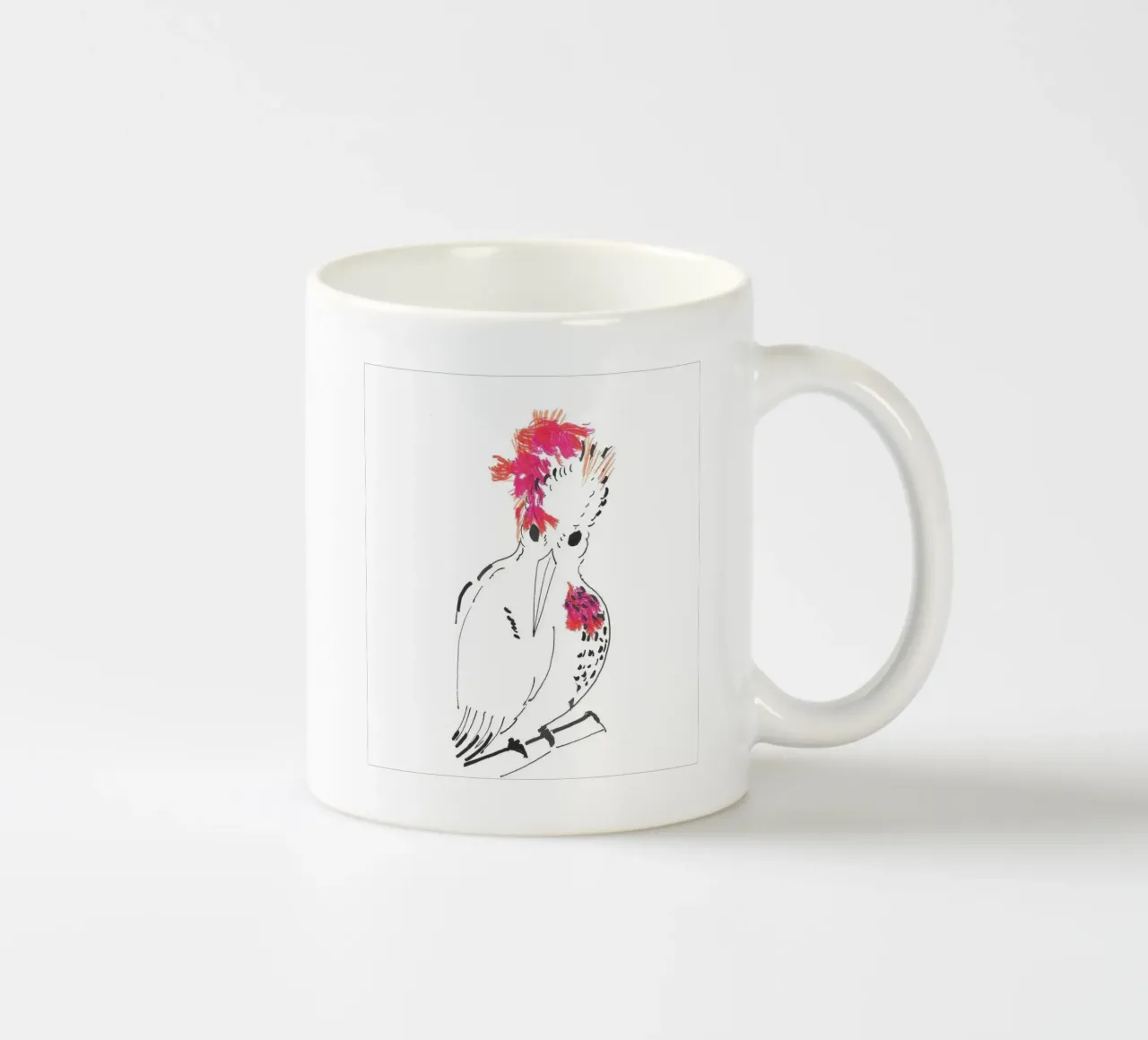 Il Re Uccello tazza in ceramica da APC ARTWORK