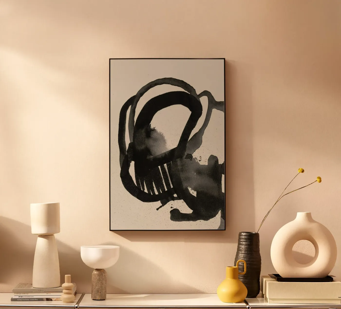 Sand Trail acryl van Klaus with K