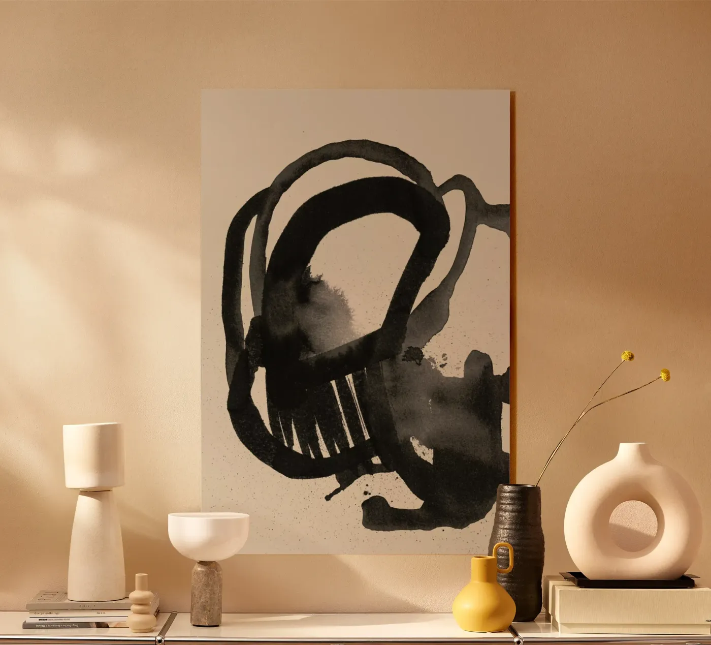 Sand Trail acryl van Klaus with K