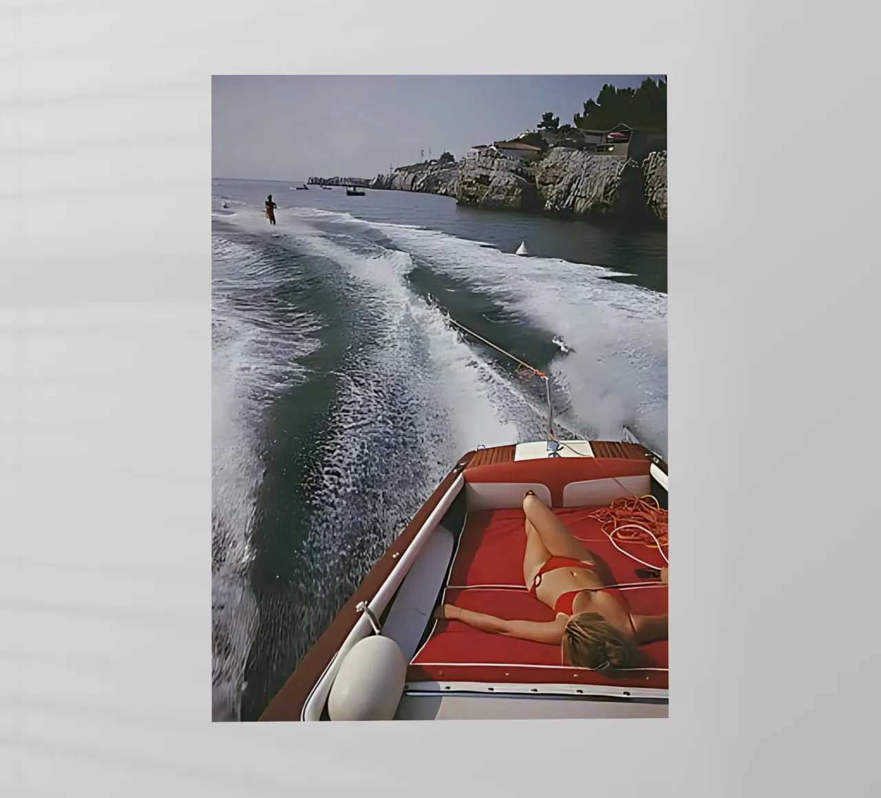 Tempo libero ad Antibes di Slim Aarons pellicola backlit da tokovictory