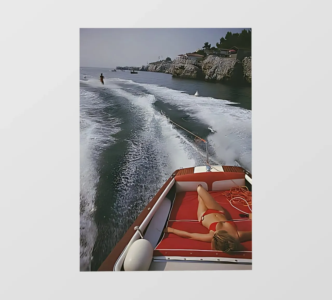 Tempo libero ad Antibes di Slim Aarons pellicola backlit da tokovictory