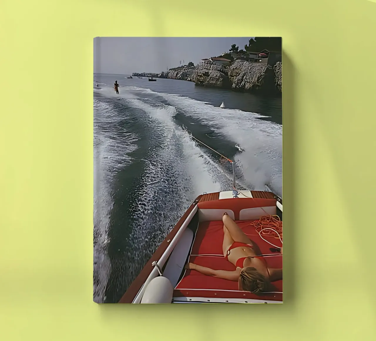 Leisure In Antibes by Slim Aarons notebook by tokovictory