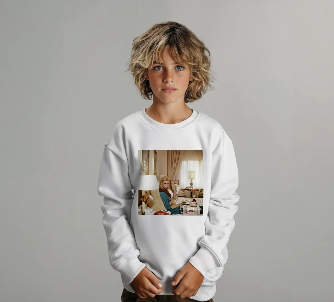 Monocled Miss di Slim Aarons felpa bambino da tokovictory