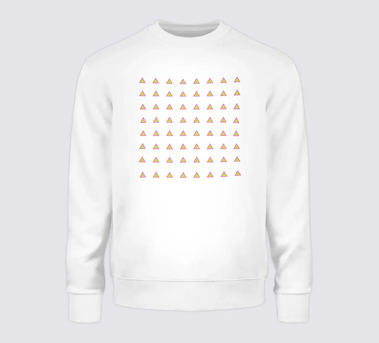 Triangoli Neon Multi felpa da SilverPegasus