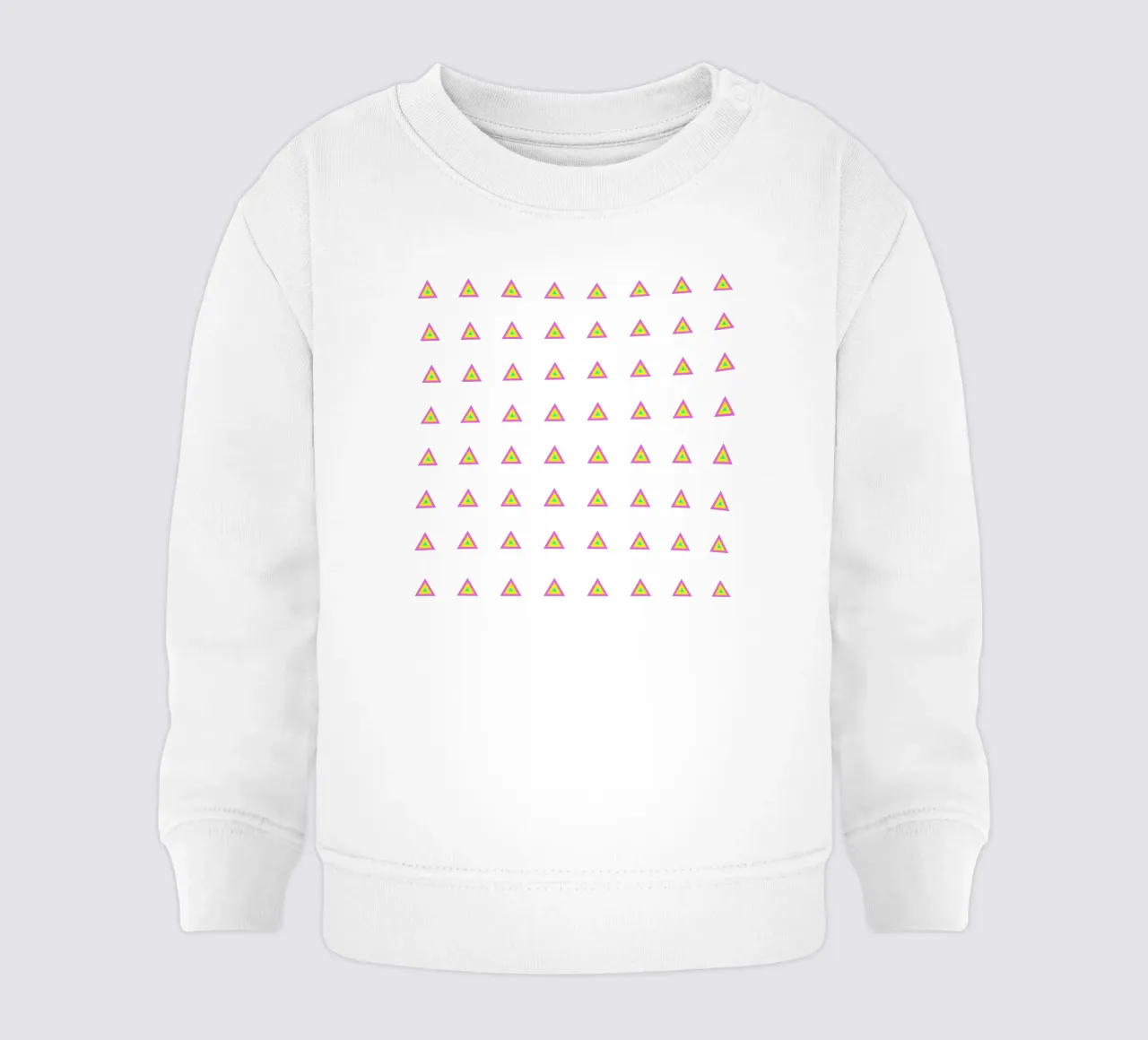 Triangoli Neon Multi felpa neonato da SilverPegasus