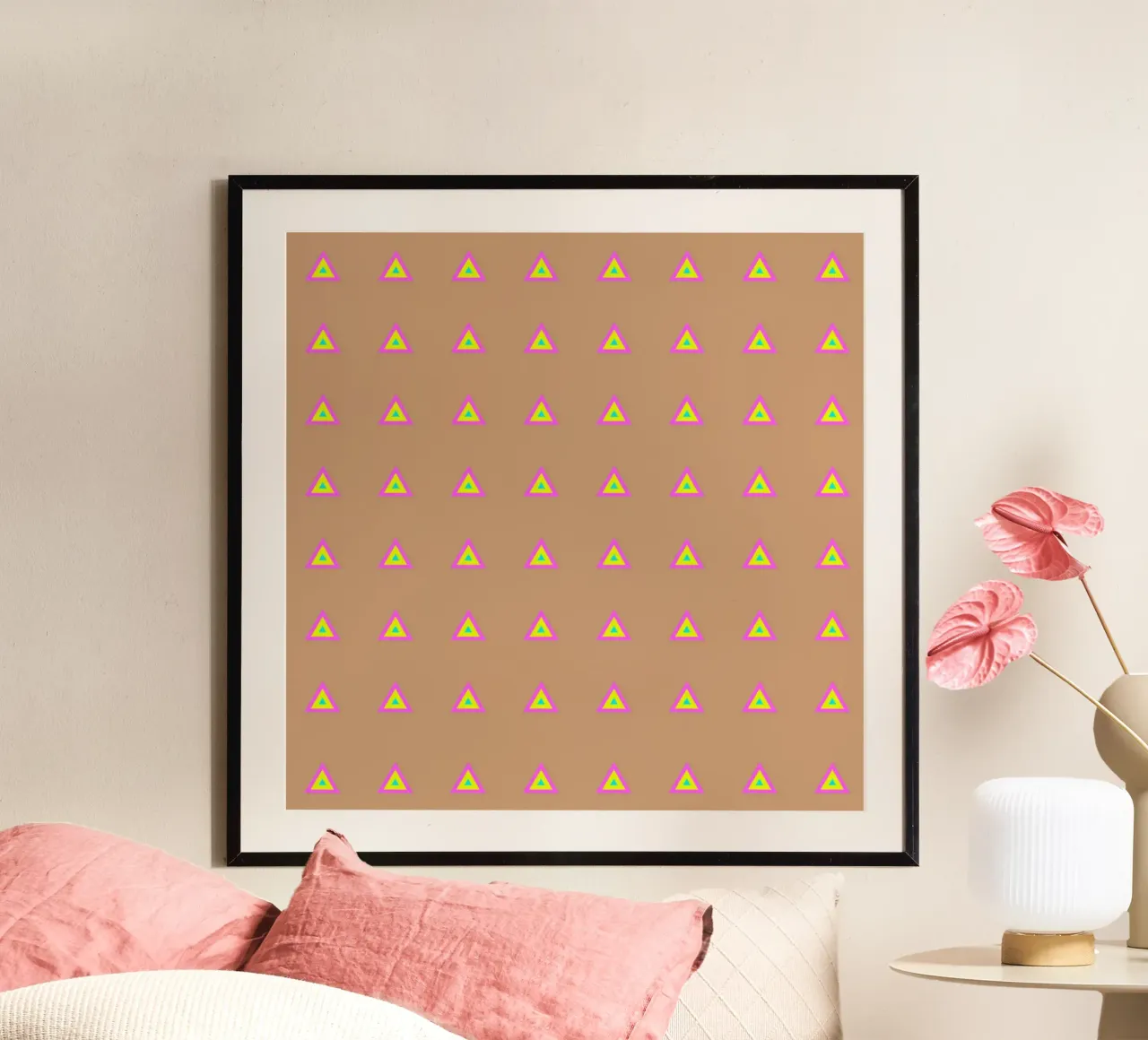 Triangoli Neon Multi carta hahnemühle da SilverPegasus