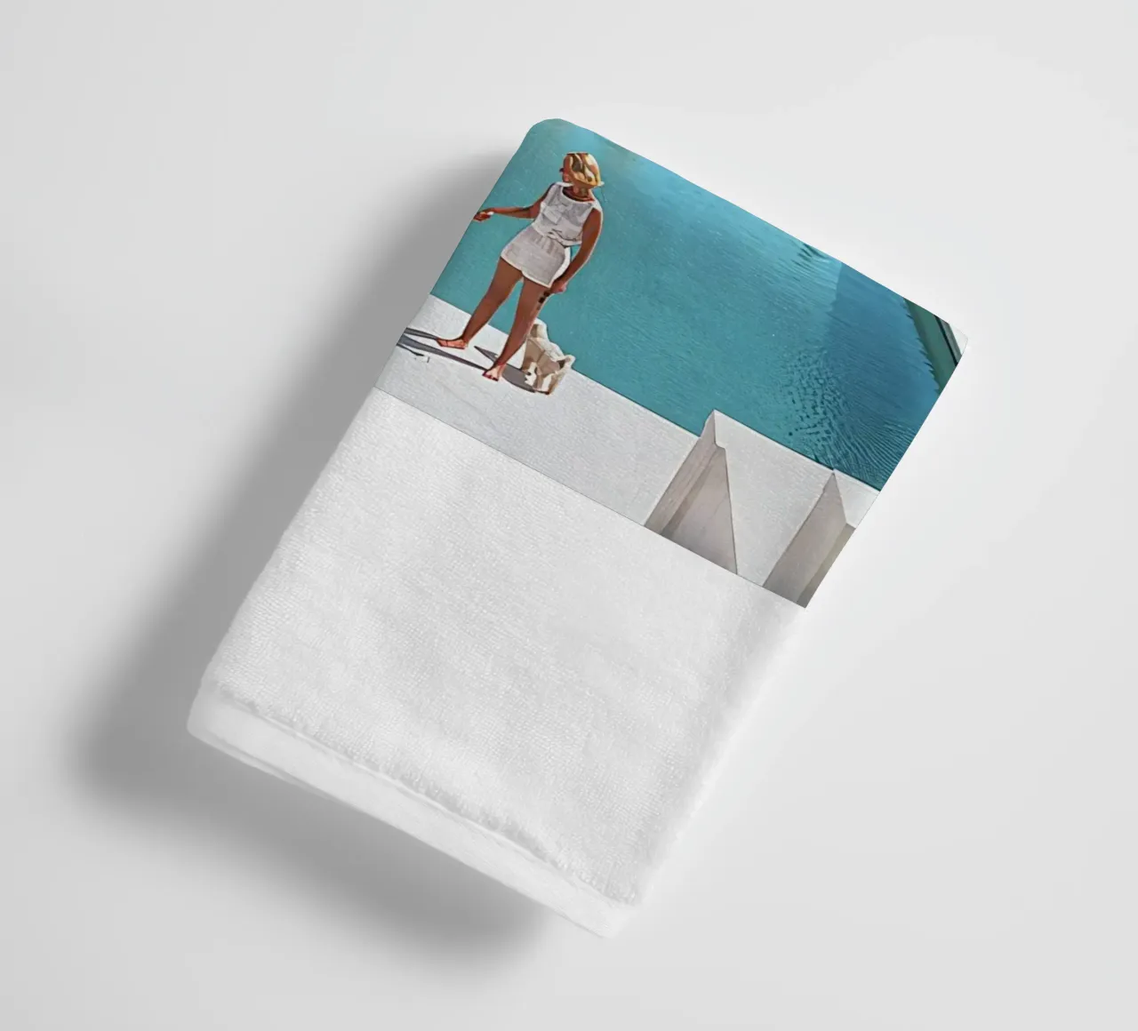 Nice Pool von Slim Aarons Handtuch von tokovictory
