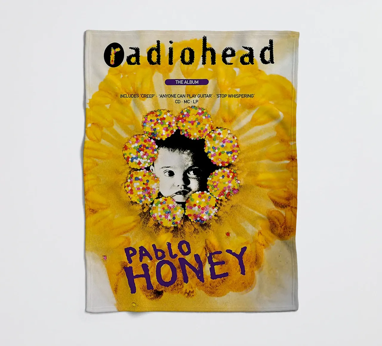 Pablo Honey coperta in pile da Attaboy Dsgn