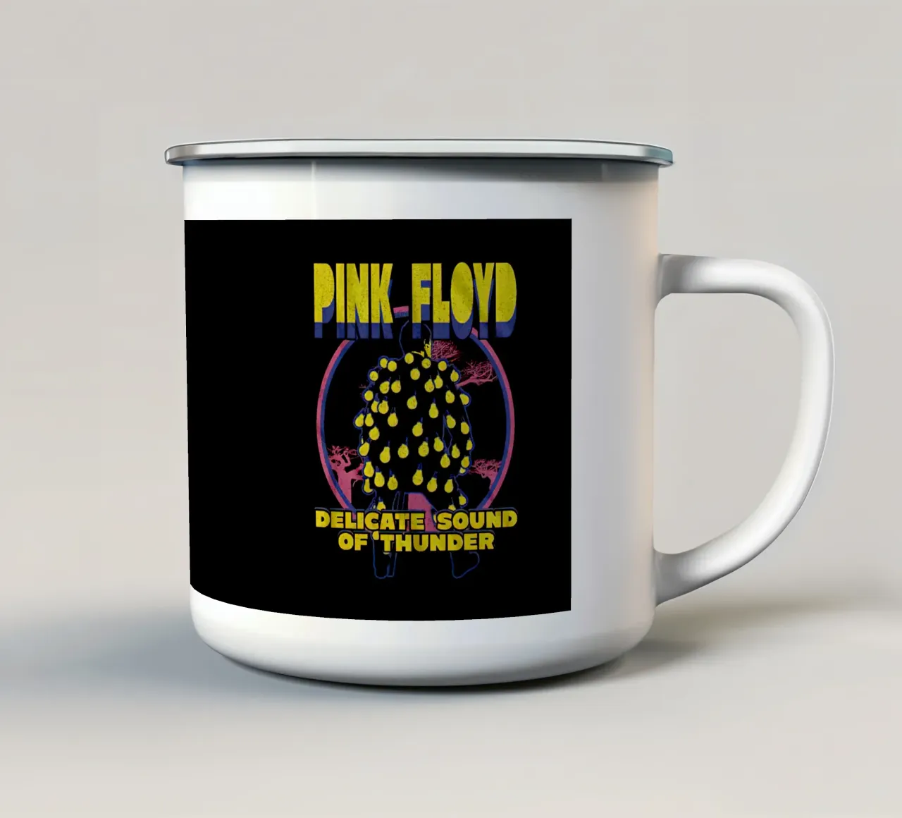 Pink Floyd Delicate Sound Of Thunder Emaille Tasse von Curtistore