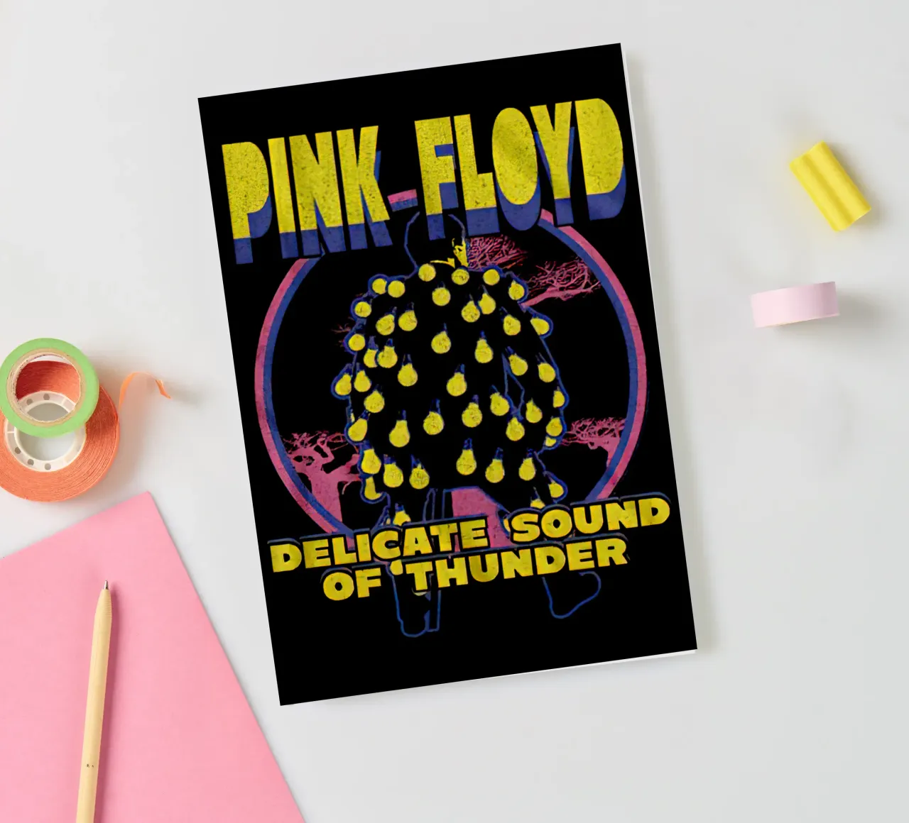 Pink Floyd Delicate Sound Of Thunder Notizbuch von Curtistore